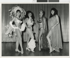 Photograph of showgirls in costume, Las Vegas (Nev.), 1957-1960s