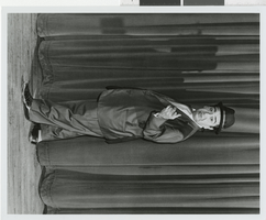 Photograph of Tommy "Moe" Raft in Minsky's Burlesque at the Aladdin Hotel and Casino, Las Vegas (Nev.), 1972