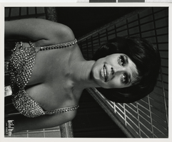 Photograph of a Minsky's Burlesque production singer, 1972