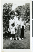Photograph of Cyril Wengert with his children, June 19, 1938