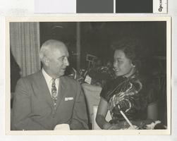 Photograph of C. D. Baker and an unidentified woman, 1960-1972