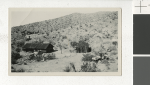 Photograph of mining buildings, 1910s