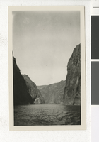 Photograph of water in a canyon, 1920s
