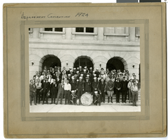 Photograph of the U.S.S. Nevada Band, 1924