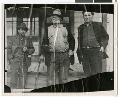 Photograph of three men, early 1930s
