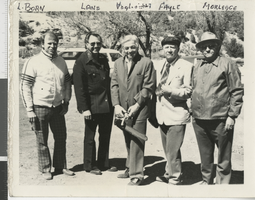 Photograph of men standing, Las Vegas (Nev.), March 26, 1976