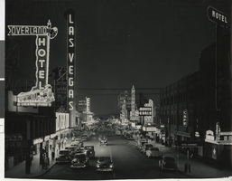 Photograph of Fremont Street, Las Vegas (Nev.), 1940s-1950s