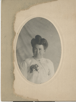 Photograph of Emma Yount, (Me.), late 1800s-early 1900s