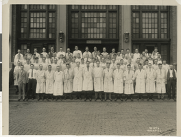 Photograph of Firestone factory students, August 22, 1926