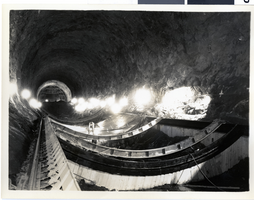 Photograph of dam construction, Hoover Dam, March 18, 1932