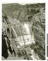 Photograph of Hoover Dam construction, July 31, 1934
