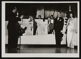 Photograph of Donn Arden on stage, 1930s-1940s