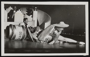 Photograph of Donn Arden with dancers, 1930s-1940s