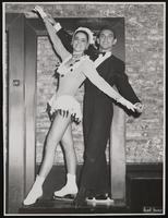 Photograph of ice skaters at the Lido, Paris (Fr.), 1962