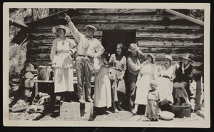 Photograph of people at Charleston Peak (Nev.), 1919-1922