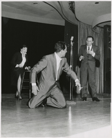 Photograph of Judy Garland, Dean Martin and Frank Sinatra in the Copa Room, Las Vegas, 1958