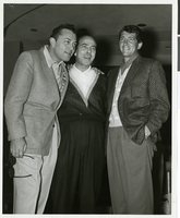 Photograph of Tony Martin and Dean Martin at  the Sands Hotel, Las Vegas, circa 1960s