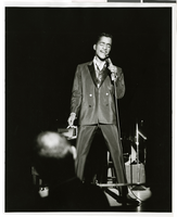 Photograph of Sammy Davis, Jr. onstage at the Sands Hotel, Las Vegas, circa 1960s