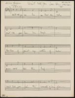 Wait till You See Her: handwritten music score