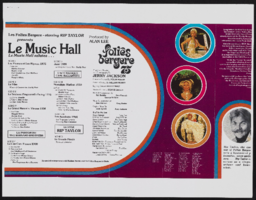 Starring Rip Taylor: program and newsclipping, photocopies