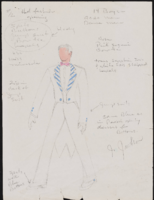 Male acros: original preliminary drawings, 1983