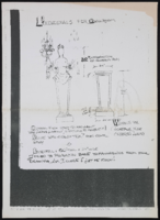 Ballroom exterior: photocopy of portion of 1983 set design drawing