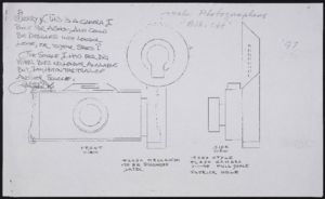 Black Cat and "Tell It to My Heart": set notes with sketches, photocopies