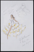 Lead singer: costume design drawings