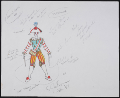 Music Hall #1 "One Man Band": original preliminary sketch