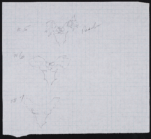 Bodice designs: original rough sketches