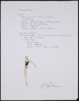 Ideas: color photocopy of drawing with notes