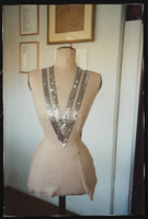 1920s tango dress, #1: "v" neckline detail placement
