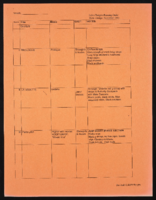 Running order, lights and cue notes, hang plots
