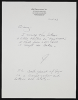 Club Tropicana: set design drawings and notes, copies
