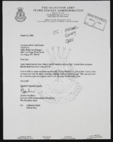 Public relations correspondence, show changes