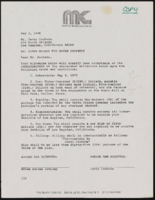 Production correspondence, box office data, contact lists