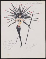 Opening number, three lead nudes by Jerry Jackson, original