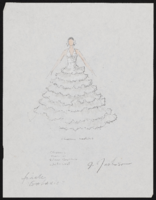 Costume design drawings: rough sketches