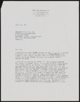 Production correspondence, story outlines, speeches
