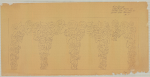 Tropical 40s rose design