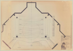 Set design drawings by Bill Passmore