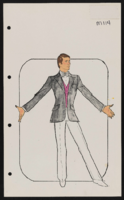 Jubilee!: costume design sketches: Minstrel opening, "Love Songs"