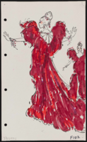 Jubilee!: costume design sketches: Bandwagon Finale, "Red Hot and Cole"