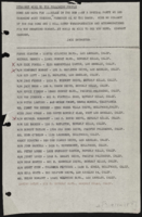 Sands Hotel Rooming Lists: Celebrities