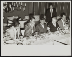 Jack Entratter with dignitaries: photographs