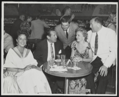 Van Johnson and Jack Entratter: photographs
