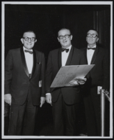 Sands Hotel showroom captain Rudy Faber: photograph and letter