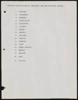Sands Hotel Bridge Tournament: tally sheets