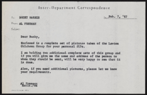 Lawton group: photographs and correspondence
