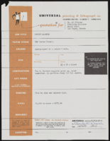 Angelita's Bread: printing cost analysis records